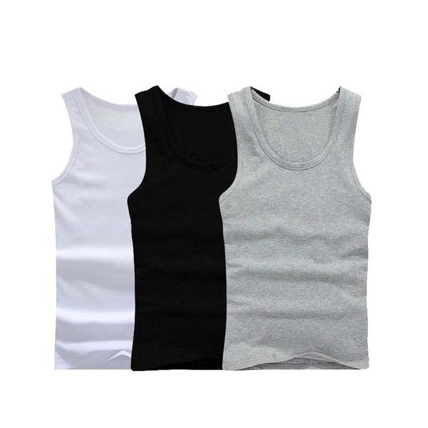 Three-Color Men's Pure Cotton Vest