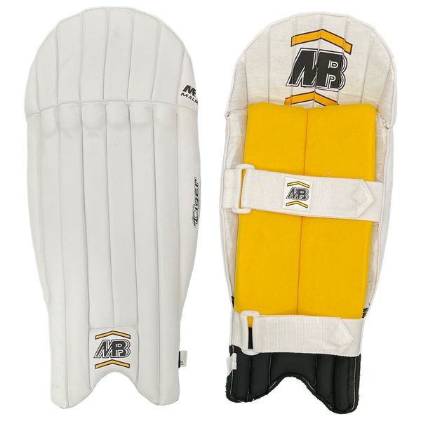MB Malik Tiger Wicket Keeping Cricket Pads - Men's