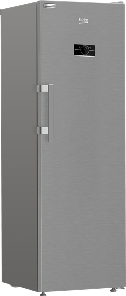 BEKO 60cm Upright Fridge in Pearl Steel B5RMLNE444HX