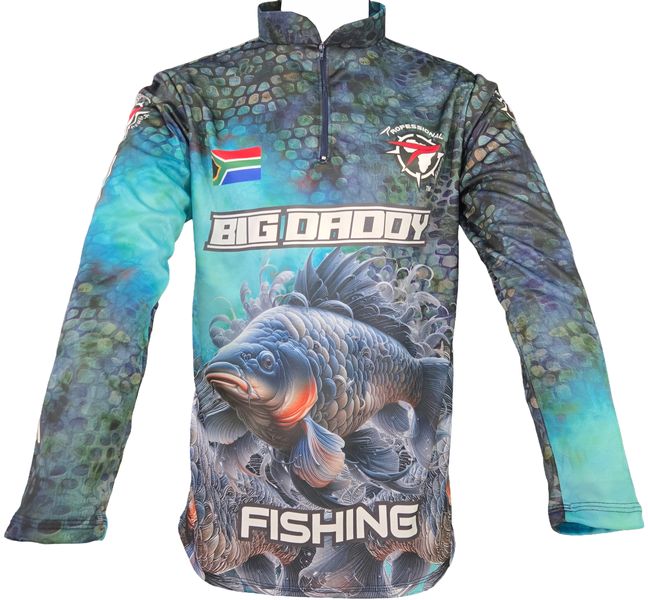 3D Big Daddy Blue Fishing Shirt image