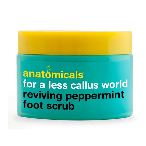 Anatomicals For a less callus world reviving peppermint foot scrub 125g