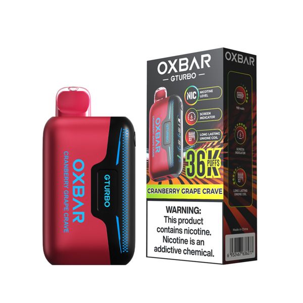 Oxbar Gturbo 36000 Puffs Cranberry Crave