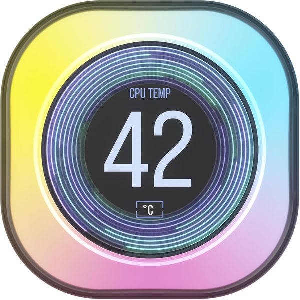 Corsair iCUE LINK LCD Screen Module White - 2.1" Display for CPU Cooler