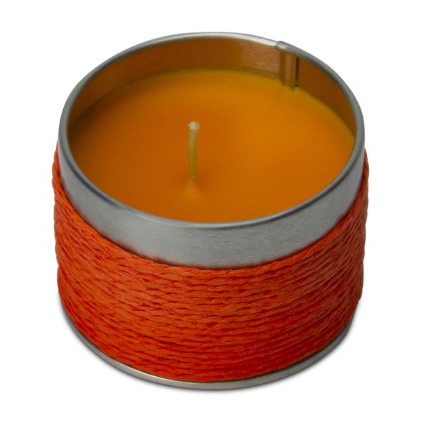 Fragranced Candle - Tin Canister - Orange - Single