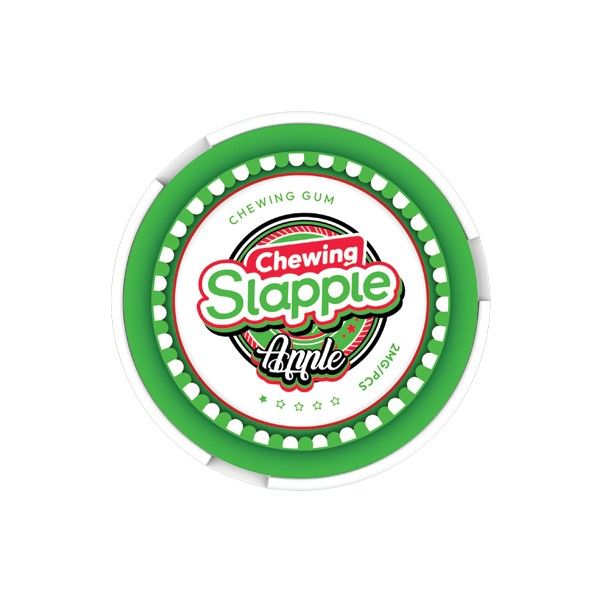 Slapple Nicotine Gum 2mg - 40 Pieces - Apple