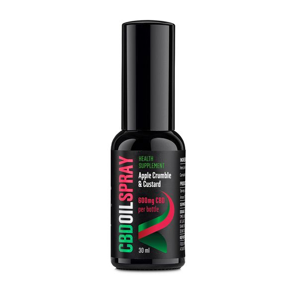 Broad Spectrum CBD Oil Spray Apple Crumble &amp; Custard 600mg