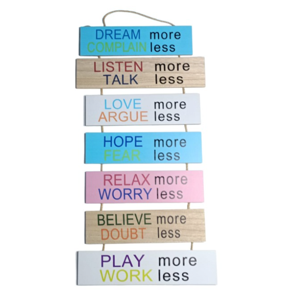YY5011 Wooden Wall Hang Decor - 65cm