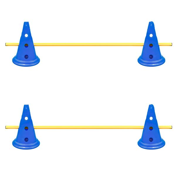 Pet Adjustable Training Agility Hurdle Cone Set of 2 (70cm)