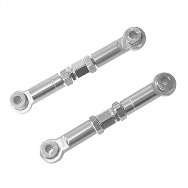 Rc Car Steering Rod for Mjx Hyper Go 1/14 Rc Car Parts(Titanium)