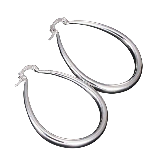 925 Sterling Silver Big Hook Earrings for Women