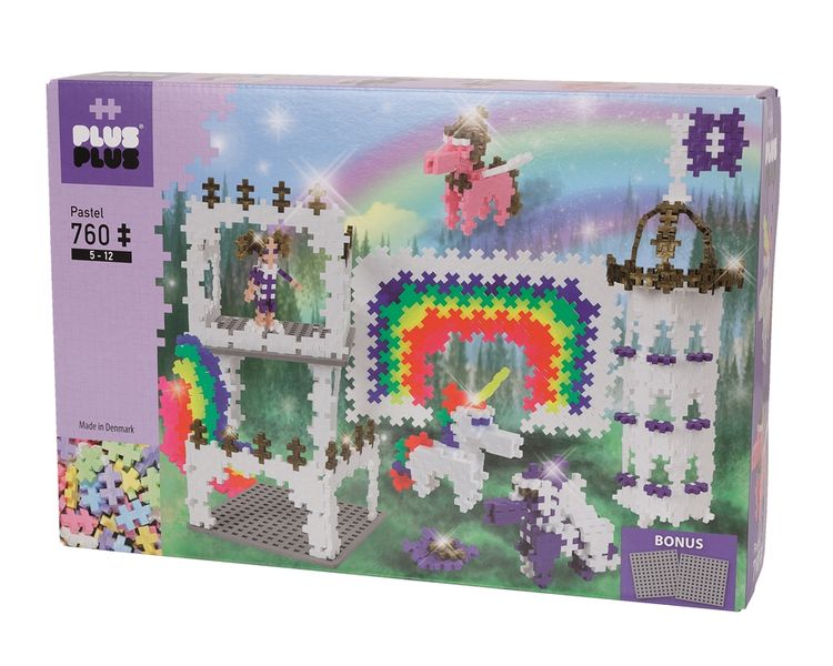 Plus-Plus Rainbow Castle 760 Piece Set