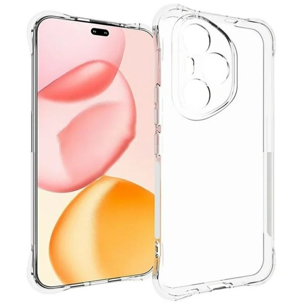 Clear TPU Transparent Phone Back Cover Case Compatible with Honor 400 Pro