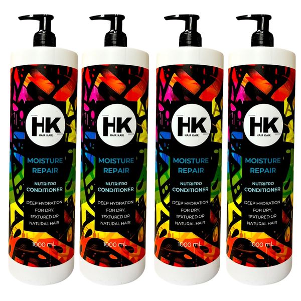 HK Nutrifro Moisture Repair Conditioner 1L x 4 - Hydrates &amp; Softens Hair