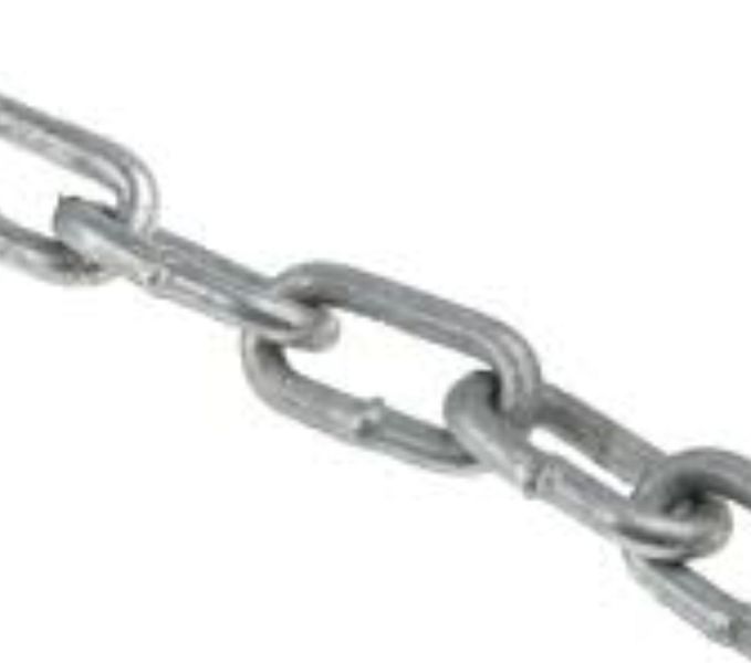 Galvanized Steel Chain - 7.0mm x 10m - Ultra Heavy-Duty
