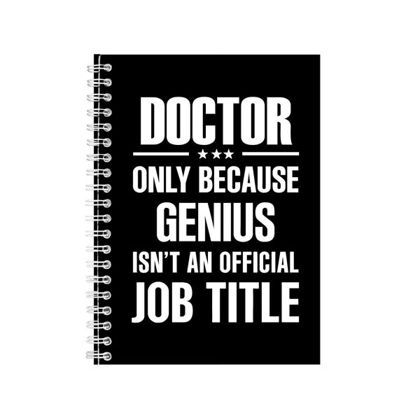 Doctor Notebook Gift Idea Writing Book Notepad Pad 31