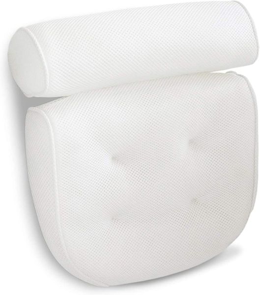 Sulfar Spa Bath Pillow with Head, Neck, Shoulder and Back Support Non-Slip,