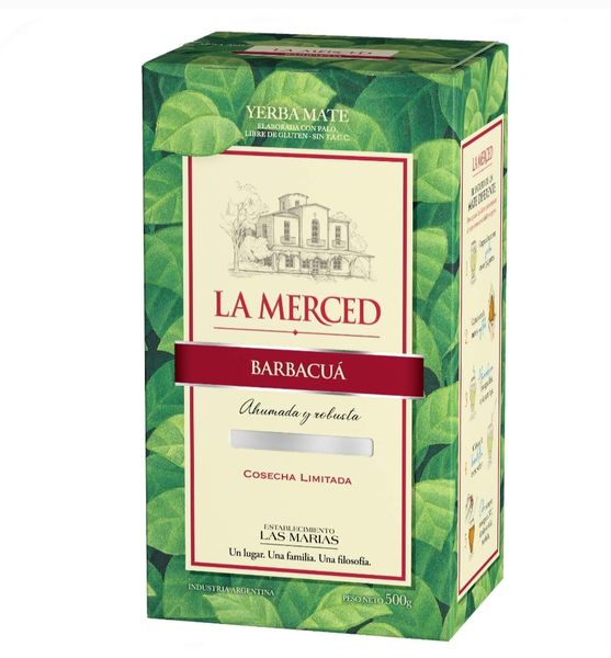 LA MERCED Premium Yerba Mate 500g - Barbacua (Imported from Argentina)