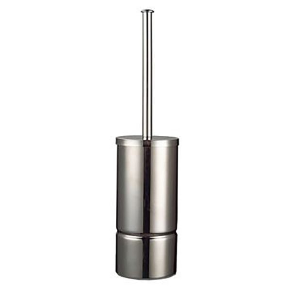 Kirk Aqua Freestanding Stainless Steel Toilet Brush Set