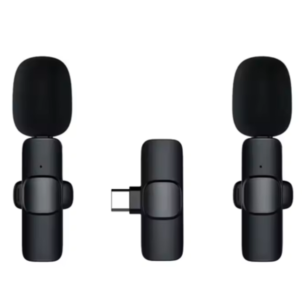 Dual Wireless Lavalier Microphone - Noise Reduction