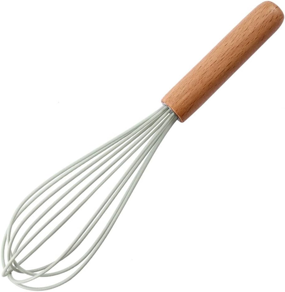 Silicone Whisk With Wood Handle