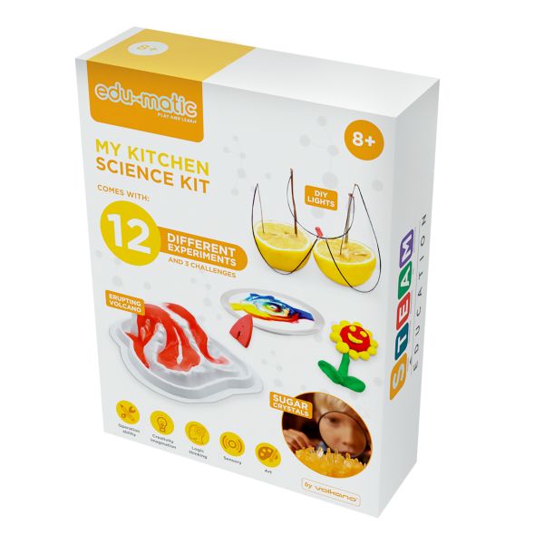 Edu-Matic Kids Kitchen Science Kit - Fun STEM Experiment Toy