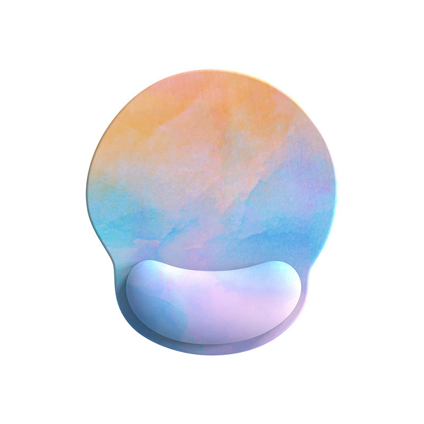 Wrist Support Mouse Pad Adopting Ergonomic Silicone Design-Colorful