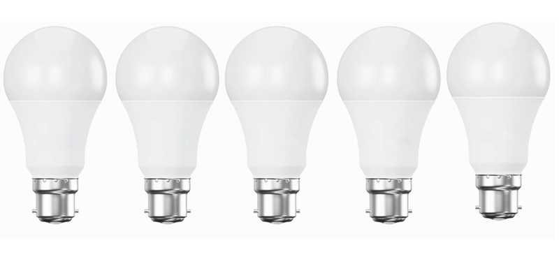 5 pack B22 Bayonet 15W LED Light Bulbs-energy saving