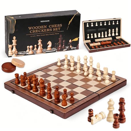 Redisson 39CM Magnetic Wooden Chess Set Intelligent Enlightenment BoardGame Image