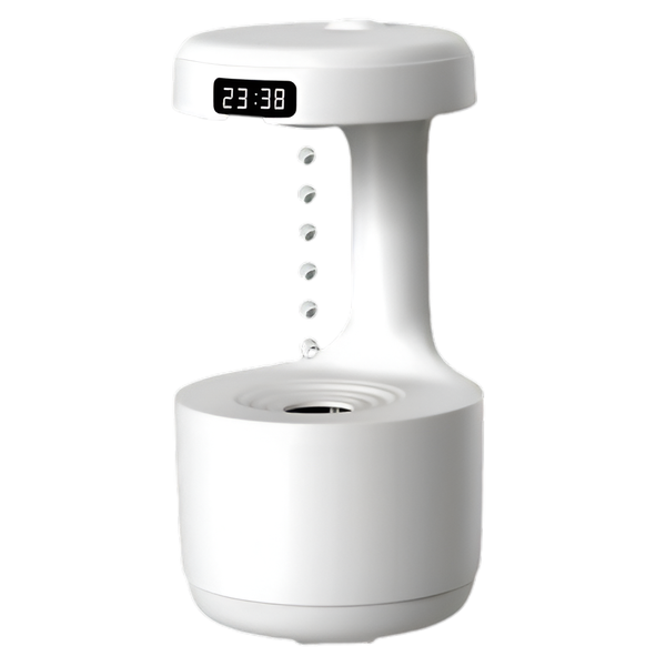 LED Anti-Gravity Humidifier Clock