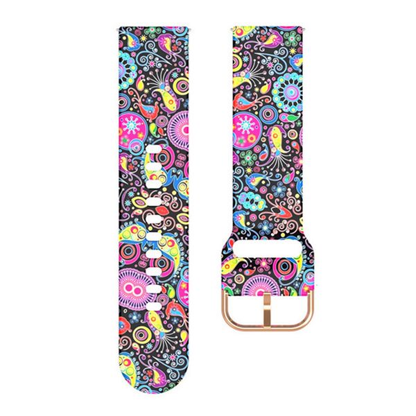 Killer Deals Universal Watch Silicone Strap- Colourful Jellyfish