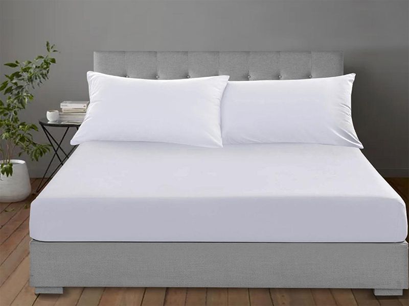 Fitted Sheet -Poly Cotton - 200 Thread Count, Premium Hospitality Feel,Soft