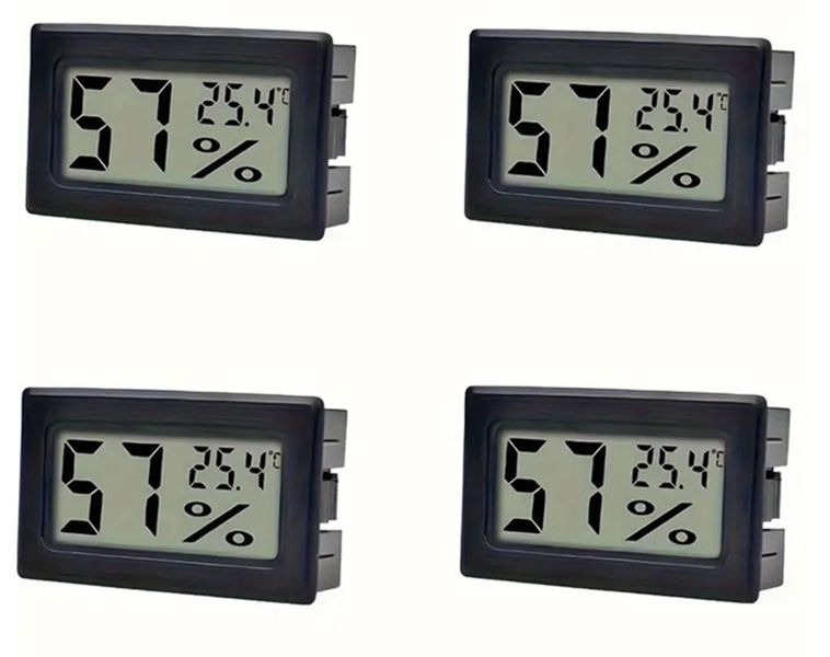 Temperature and Hygrometer Thermometer - Pack of 4