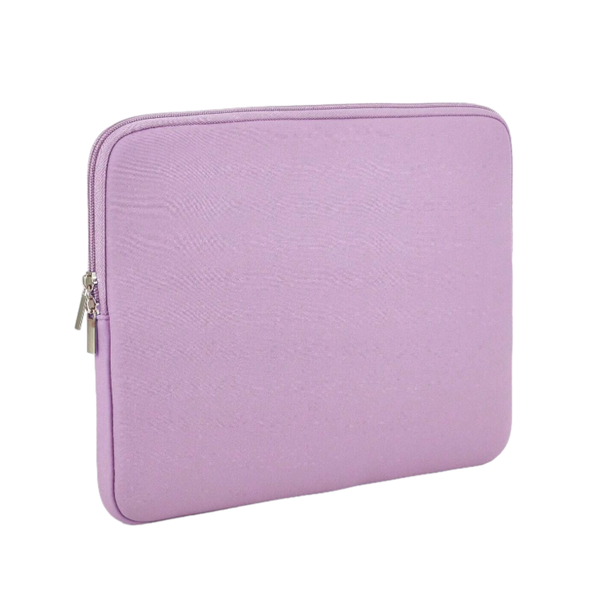 Minimalistic Solid Color Laptop Bag - Purple