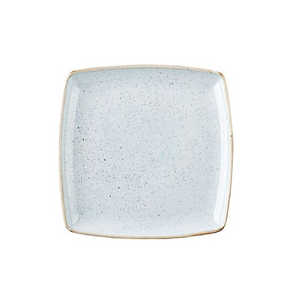 Churchill Stonecast Duck Egg Blue Deep Square Plate 6 Pcs