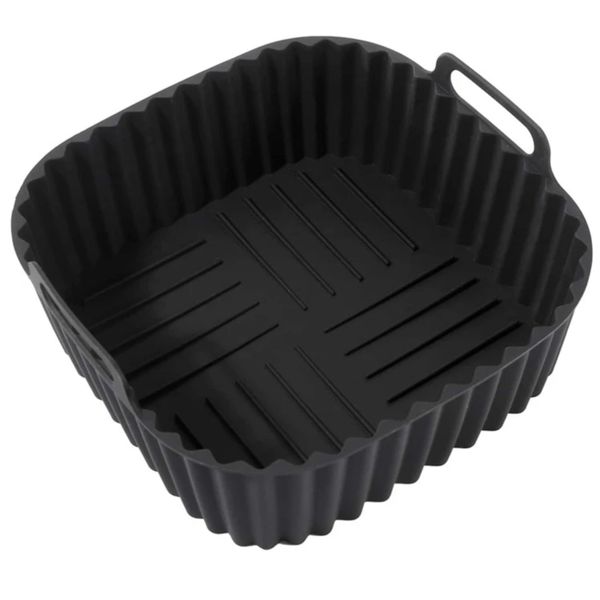 Re-usable Silicone Liner/Pot For Air Fryer Non-Stick Square