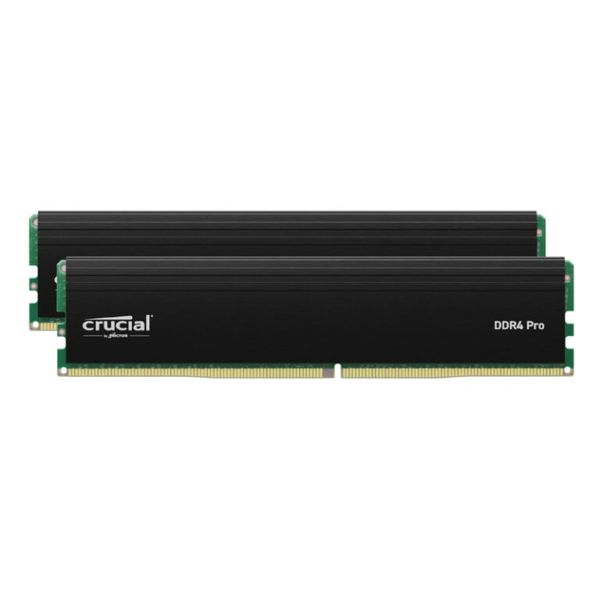 Crucial Pro 64GB (2×32GB) DDR4-3200 Desktop RAM Kit