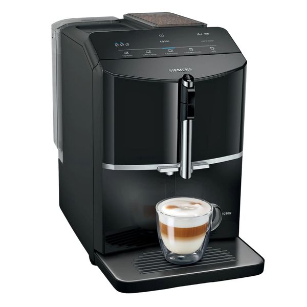 Siemens - Automatic Coffee Machine - EQ300- Piano Black