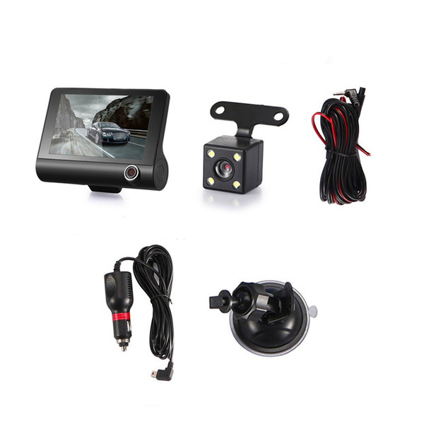 Car Dvr Dashcam Dash Camera Hd Screen 1080P 3 Compatible with Universal