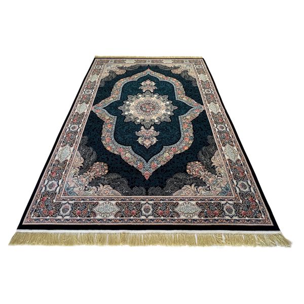 Blue Persian Fine Machine Made Rug - 300 x 200 cm