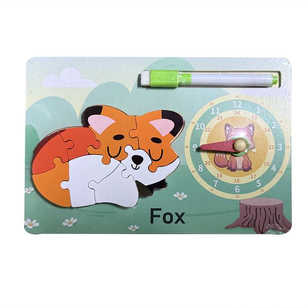 3-in-1 Fun Toy 3D Puzzle - Fox