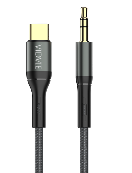 Type-C to 3.5mm AUX Audio Cable - Braided Stereo Cable (1.8m)-VIDVIE AL1111
