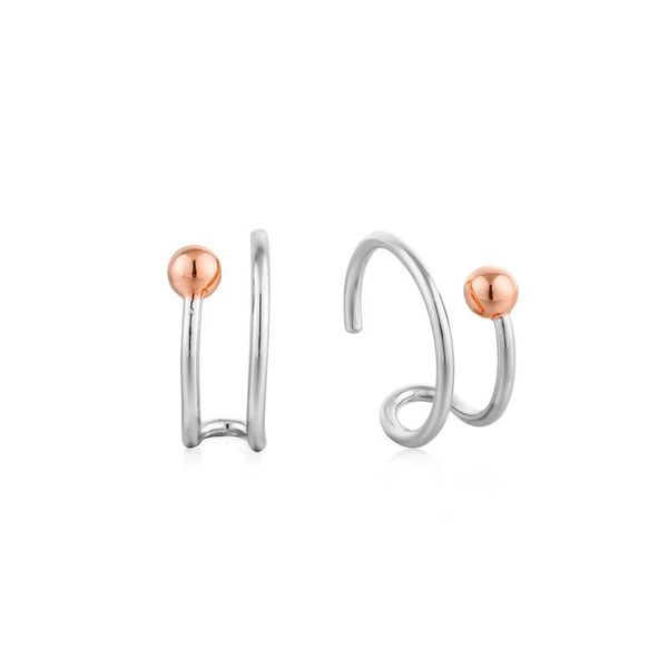 Ania Haie Orbit Twist Earrings - 2 Tone