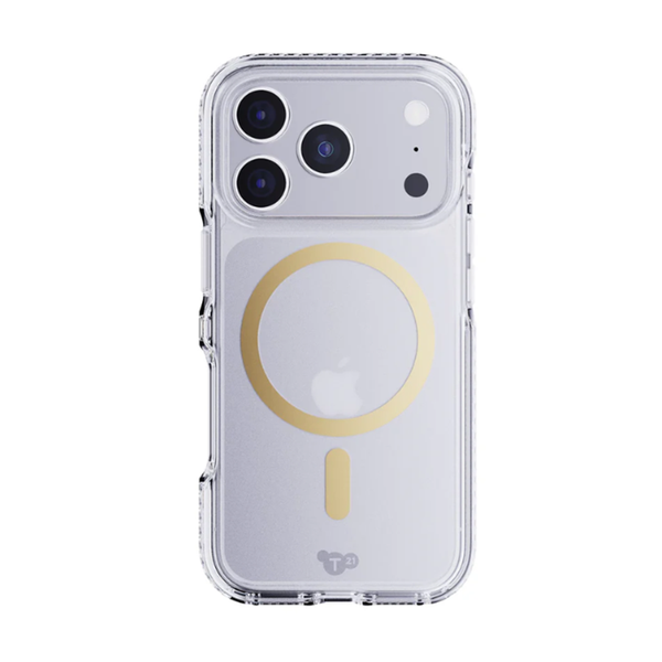 Tech21 EvoCrystal MagSafe Case Compatible with Apple iPhone 17 Pro - Gold