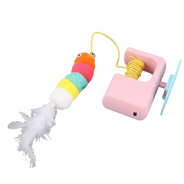 Automatic Hanging Cat Toy, Retractable Wall-Mounted Toy