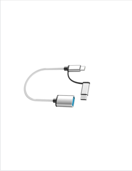 2-in-1 USB 3.0 OTG Converter Adapter - Micro USB &amp; Type-C DU18