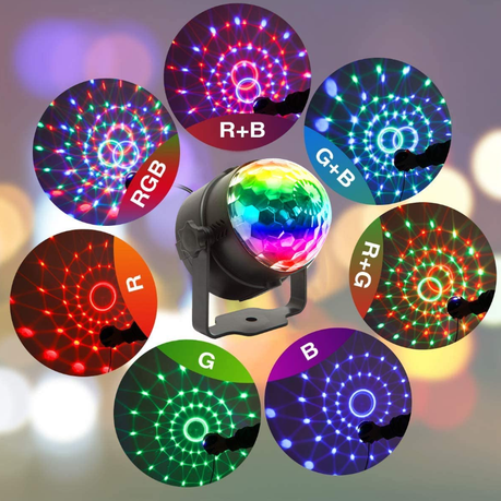 LED RBG Disco Ball Activated Party Light