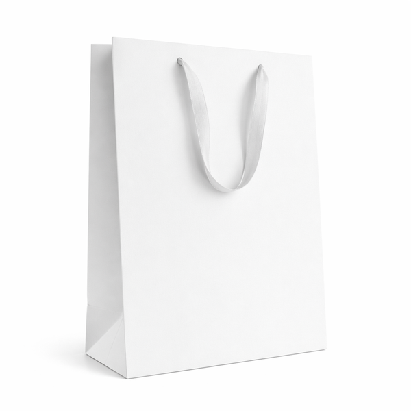 Premium A4 Brown Kraft Gift Bags with Ribbon Handles - Pack of 10