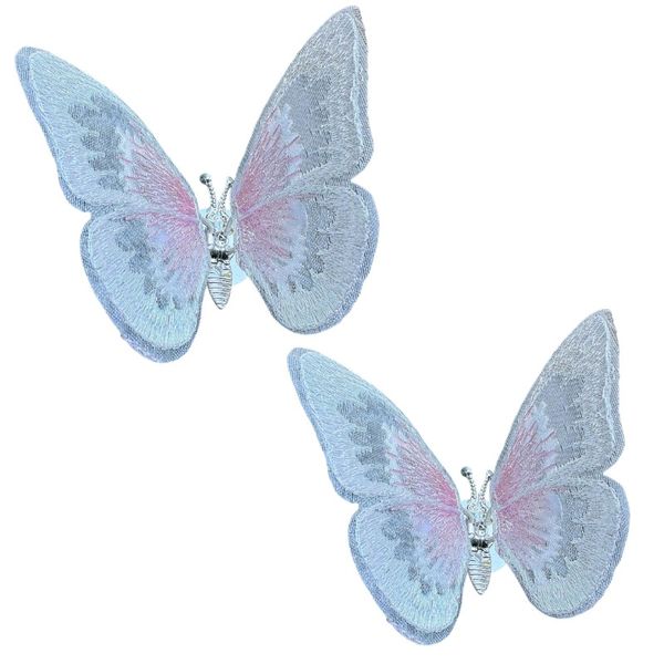 2 Pack Moving Butterfly Car Air Outlet Decoration - White