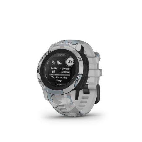 Garmin Instinct 2 Camo Edition 45mm Rugged GPS Smartwatch, Graphite Camo 