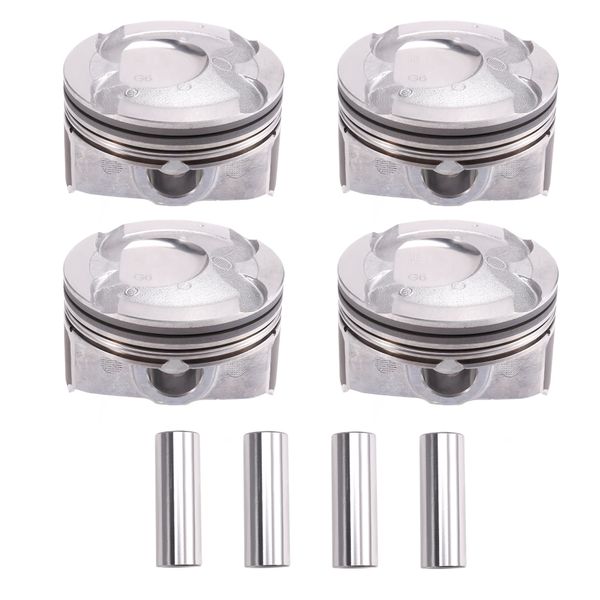 1.6L Engine Pistons &amp; Pin Kit Assembly 23041-2B602 Compatible with Hyundai